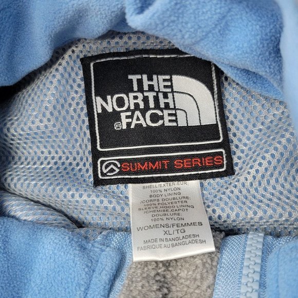 The North Face XL Summit‎ Series Hyvent Women's Blue / Gray Full Zip Jacket - Picture 8 of 8